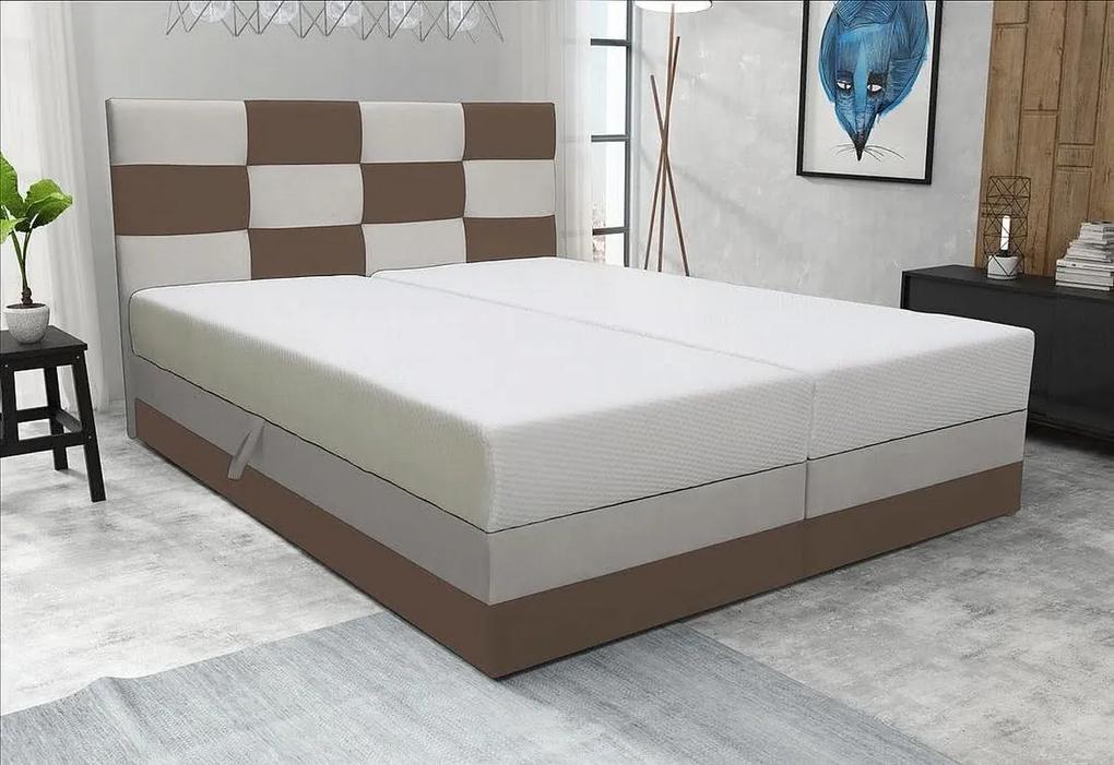 Manželská posteľ LUISA vrátane matraca,180x200, Cosmic 800/Cosmic 10