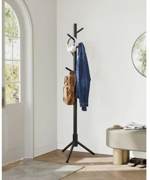 Stojanový vešiak LINEA čierny