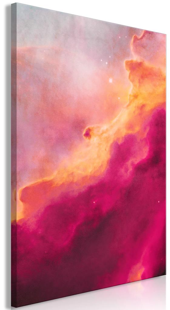 Artgeist Obraz - Pink Nebula (1 Part) Vertical Veľkosť: 80x120, Verzia: Premium Print