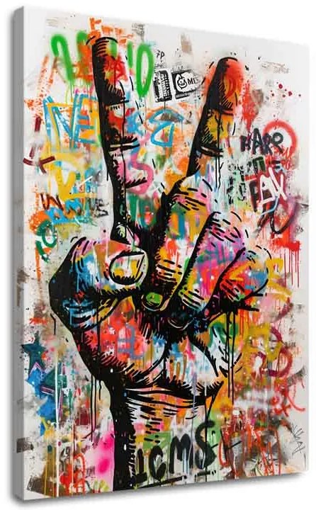 Obraz Peace Hand | Talianske plátno | different dimensions