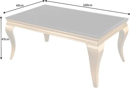 Konferenčný stôl 42315 100x60cm Modern Barock - Komfort-nábytok