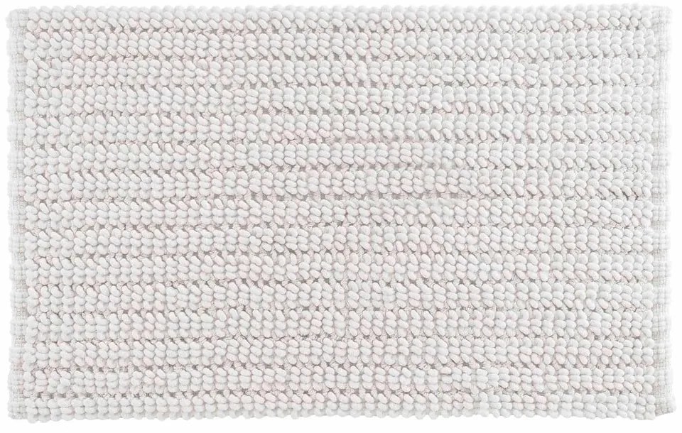 Biela kúpeľňová predložka 50x80 cm Voltis – douceur d'intérieur