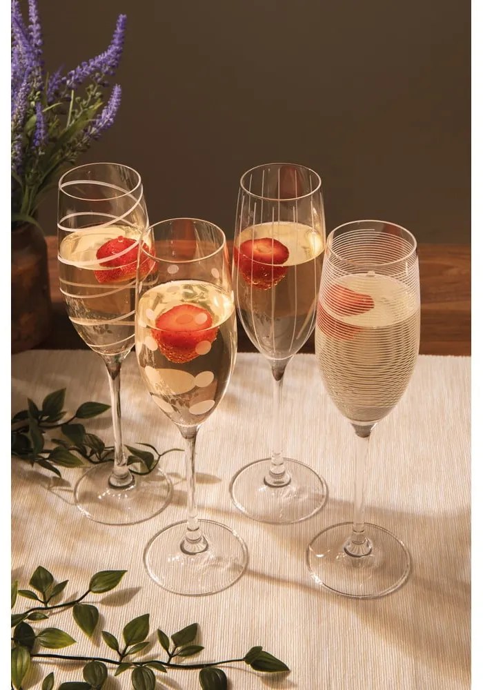 Poháre na sekt v súprave 4 ks 250 ml Cheers - Mikasa