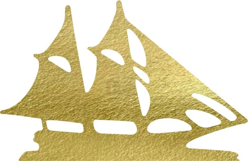 Plachetnica na stenu – Dekorácia pre milovníkov vody - MARINER: Prírodná preglejka - Topoľ  natural 30 x 20 cm 4112-62983 PR0434