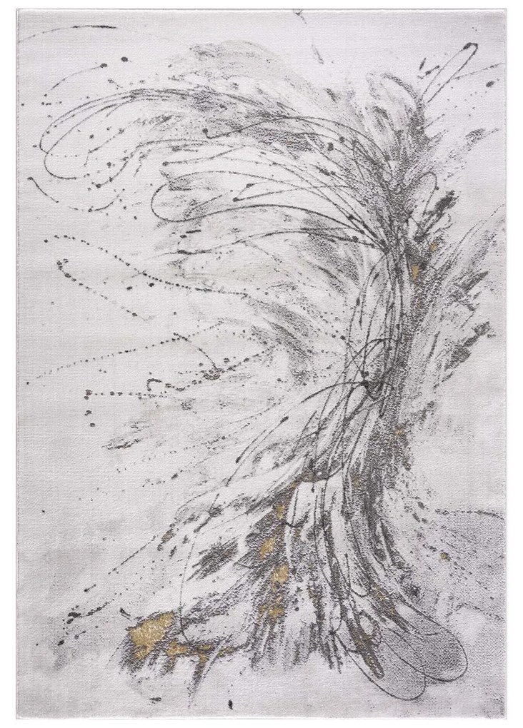 Dekorstudio Moderný koberec CHIC 199 - zlatý Rozmer koberca: 80x150cm