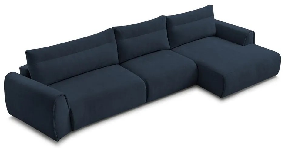 Tmavomodrá rohová pohovka Aden – Bobochic Paris