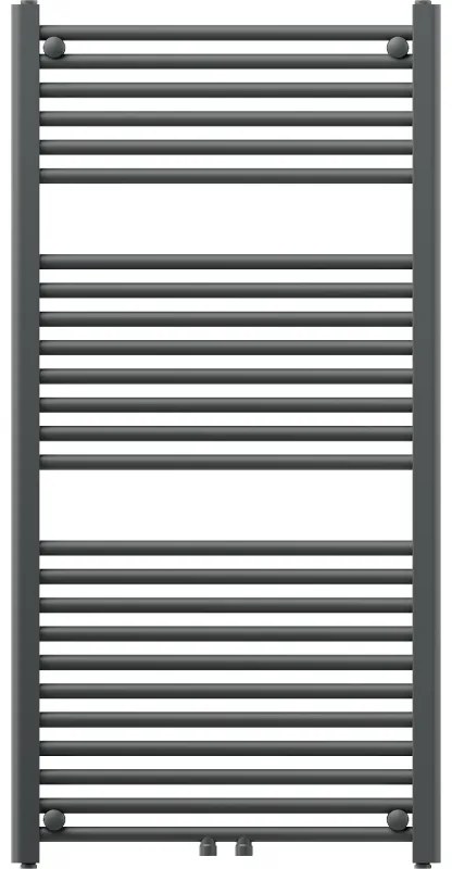 Mexen Mars, vykurovacie teleso 1200x600 mm, 617 W, antracitová, W110-1200-600-00-66