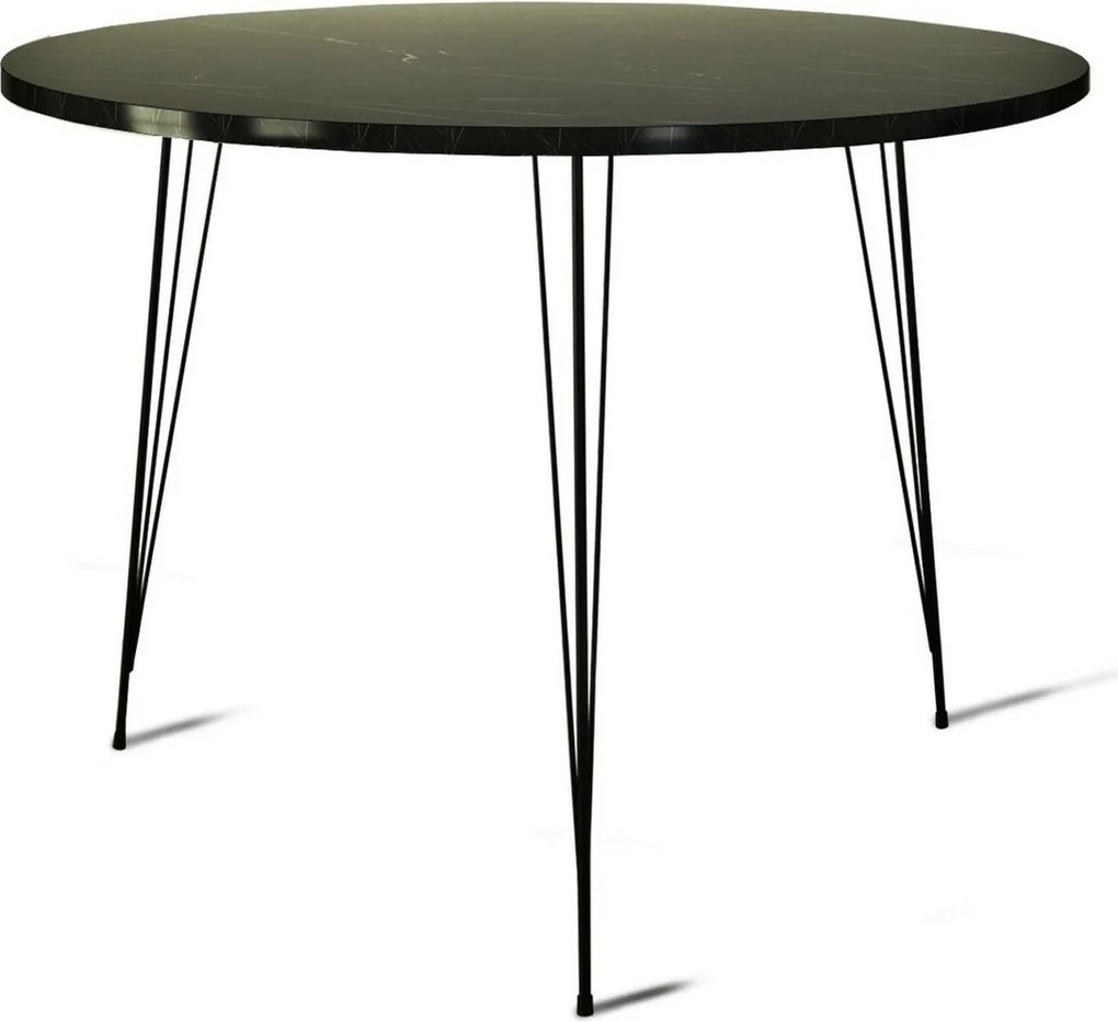 Jedálenský stôl Sandalf Royal Black and White