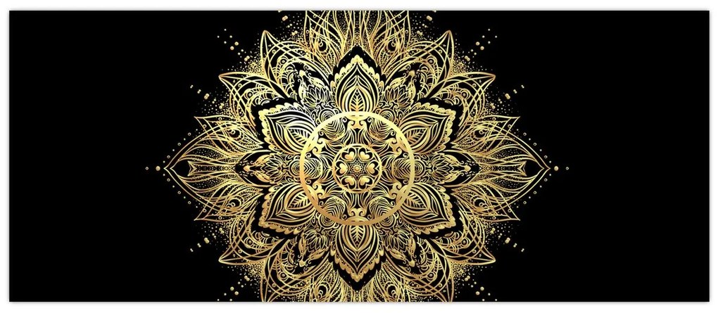 Obraz - Mandala bohatstvo (120x50 cm)