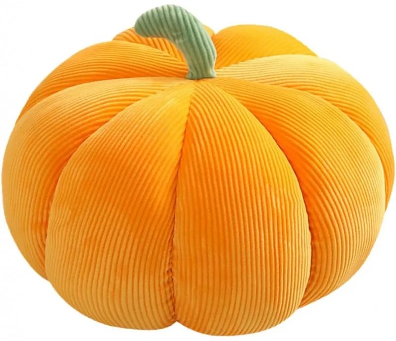 Dekoračný vankúš v tvare tekvice PUMPKIN 18 cm, oranžový