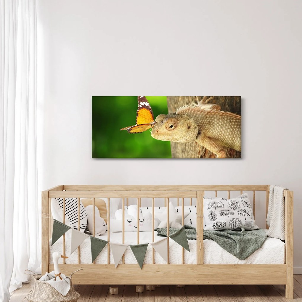 Obraz - Jašter (120x50 cm)