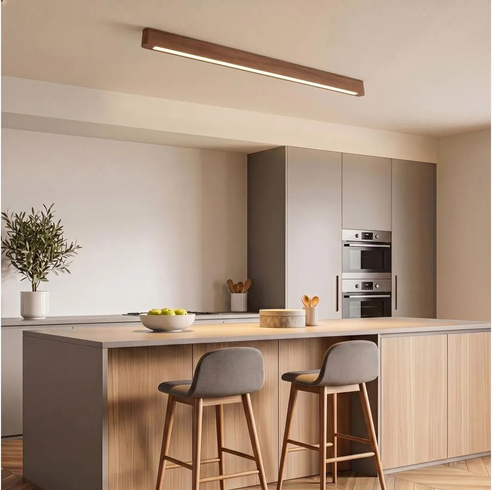 BRILAGI - LED stropné prisadené svietidlo GARDALINE LED/90W/230V 120 cm dub