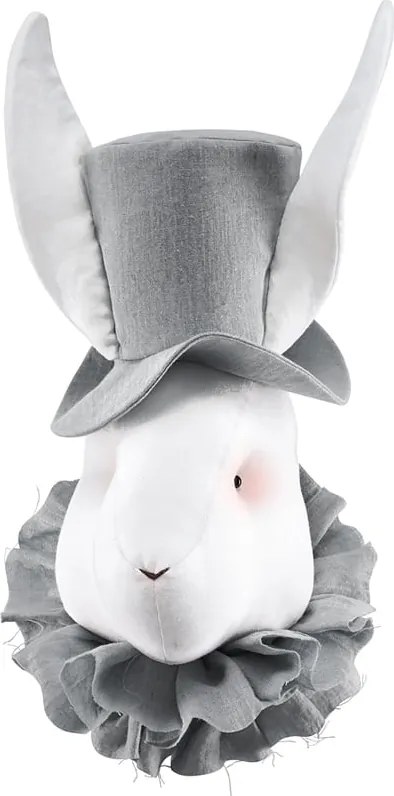 Dekorácia do detskej izby králik - šedá