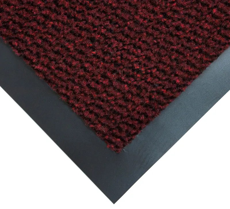 COBA Ekonomická polypropylénová čistiaca rohož, 600 x 900 mm, červená