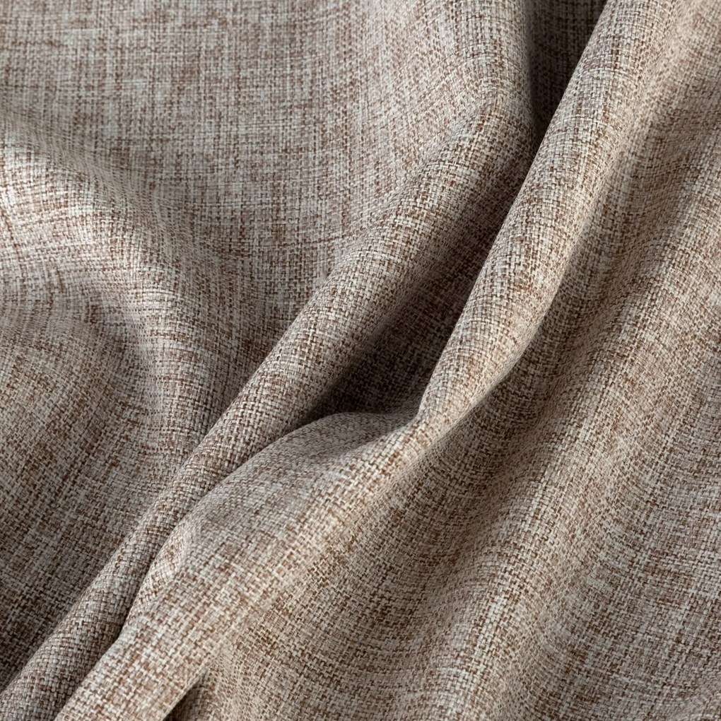 EUROFIRANY ZÁVES NA KRÚŽKOCH ADELINA 140X250 CM BÉŽOVÁ