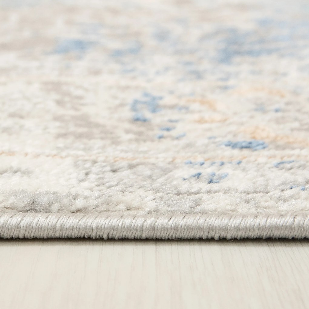 TA Koberec G549E BIELA/D_MODRÁ IDAHO HIL Rozmer: 240x330 cm