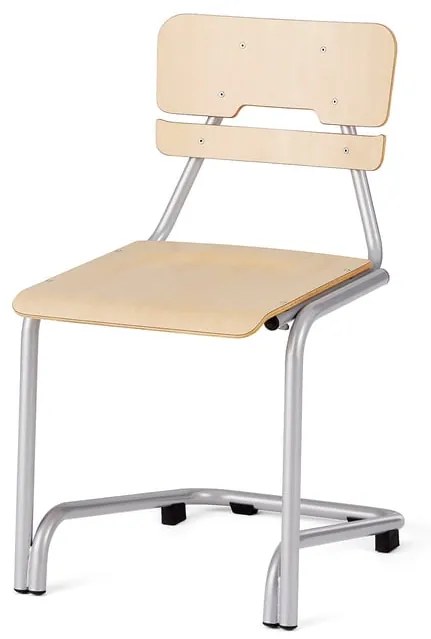 Školská stolička DOCTRINA, V 450 mm, breza