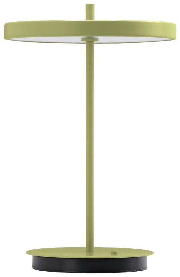 Zelená kovová LED stolová lampa s kovovým tienidlom (výška 31 cm) Asteria Move – UMAGE