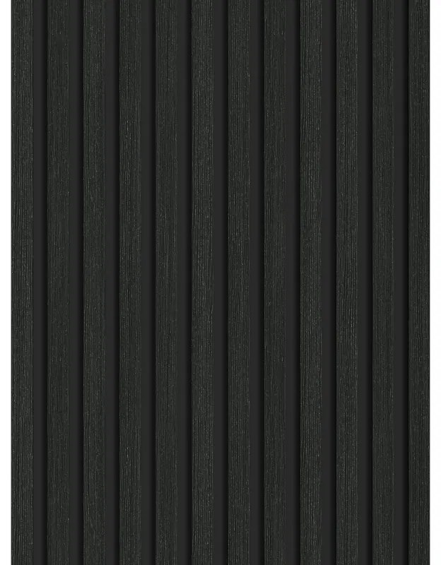 Mexen Lam-B, akustické stenové lamely 275 × 30 cm, HDF doska 4 mm, technická dyha, dub čierny striebristý, S100-275307-3015-025