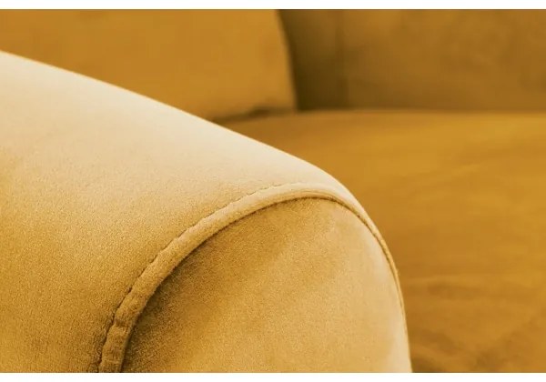 Polohovacie kreslo RELAXA žlté