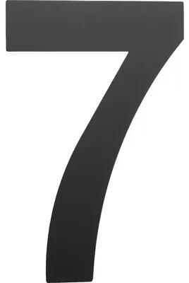 Domové číslo "7" čierne 15 cm