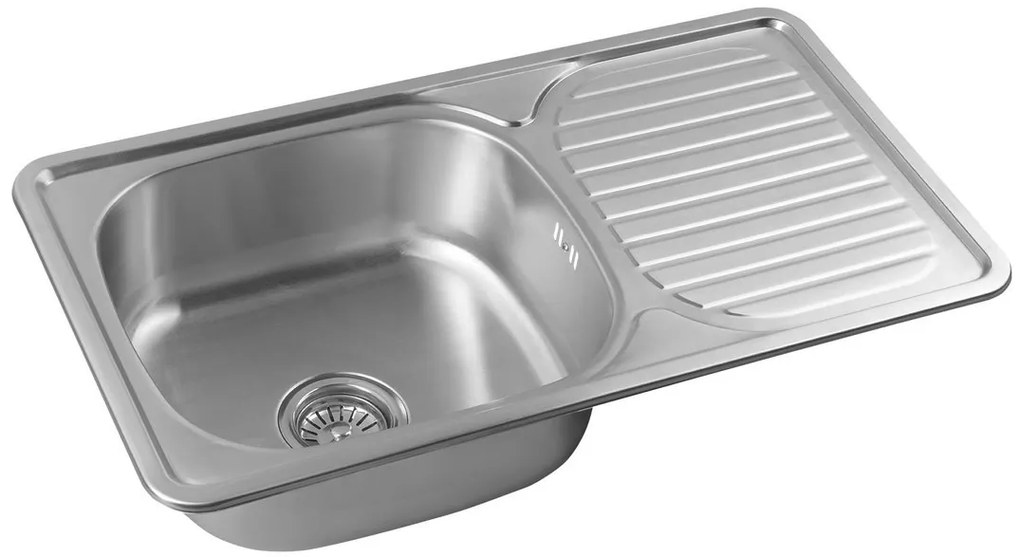 Aqualine Aqualine, Nerezový drez 76x18x42cm, AQ7642B