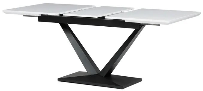 Autronic BONTEC Jedálenský stôl rozkladací 140-180x85 cm, mdf, biela, HT-W1630 WT Farba: Biela