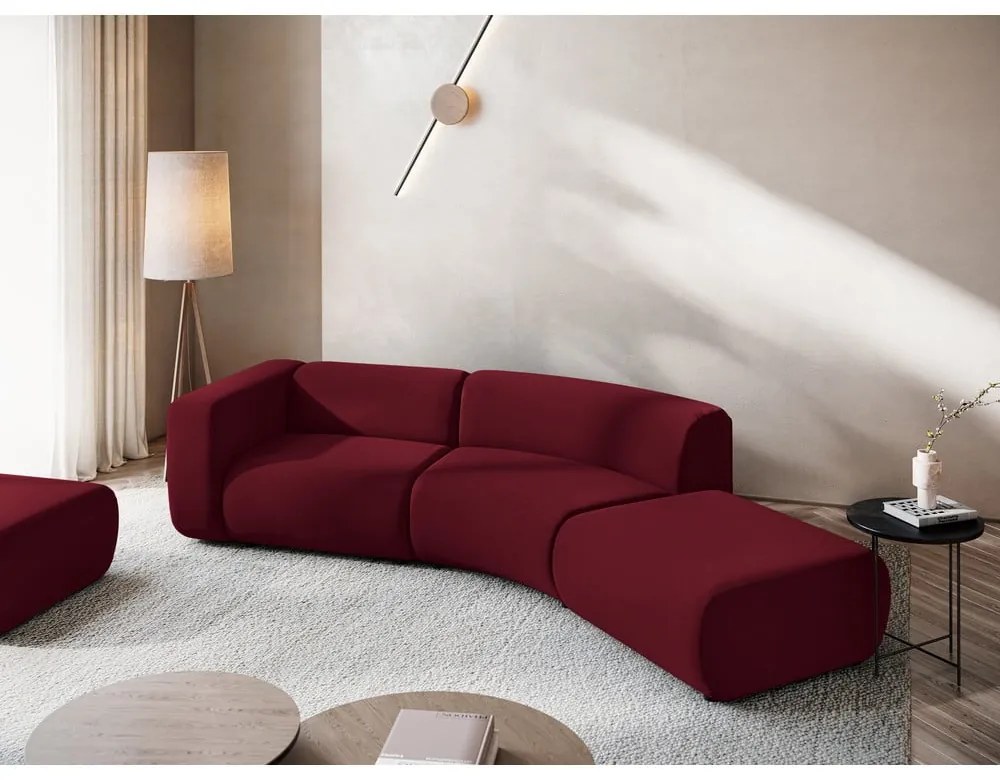 Vínovočervená zamatová leňoška (pravý roh) Ekahi – Makamii