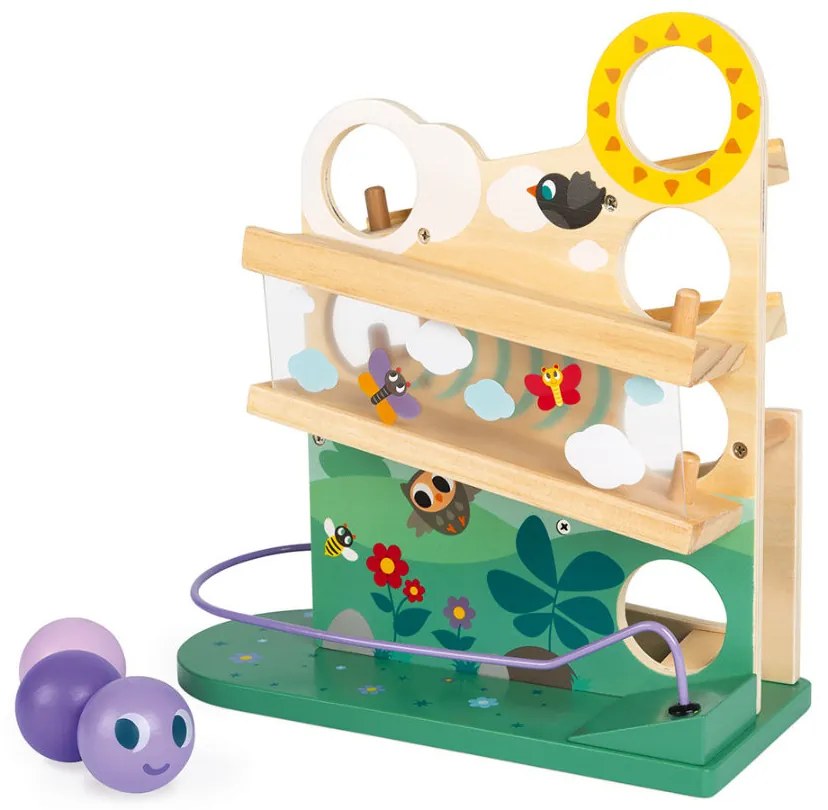 Guľôčková dráha - húsenica