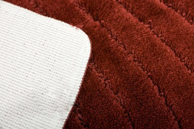 Kúpeľňový koberček Sara Carmine bordový Fale