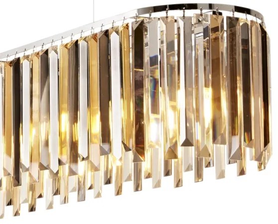 Searchlight 9838-8CC - Luster na lanku CLARISSA 8xE14/40W/230V