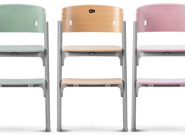 KINDERKRAFT SELECT - Detská jedálenská stolička 3v1 LIVY Premium Aster pink