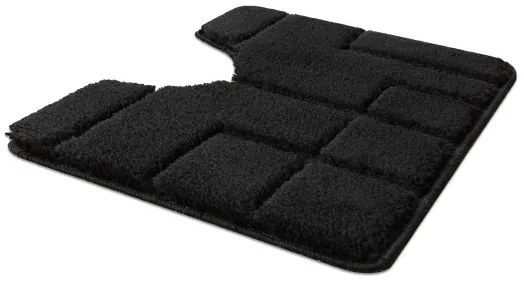 Sada kúpeľňových koberčekov SUPREME LINES línie, čierna