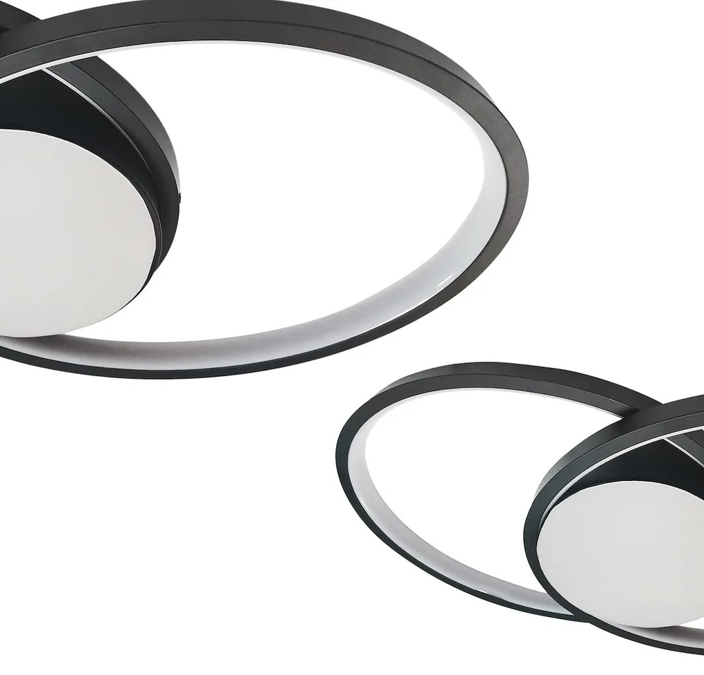 Stropné LED svietidlo Focus, 2x LED 40w, 4000k, b