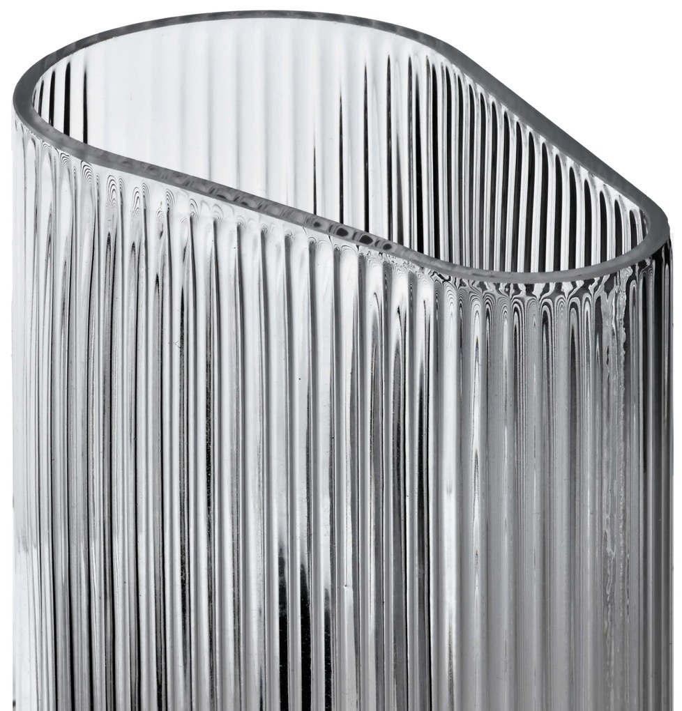 Skleněná váza Serenite 16x10x28,5 cm čirá