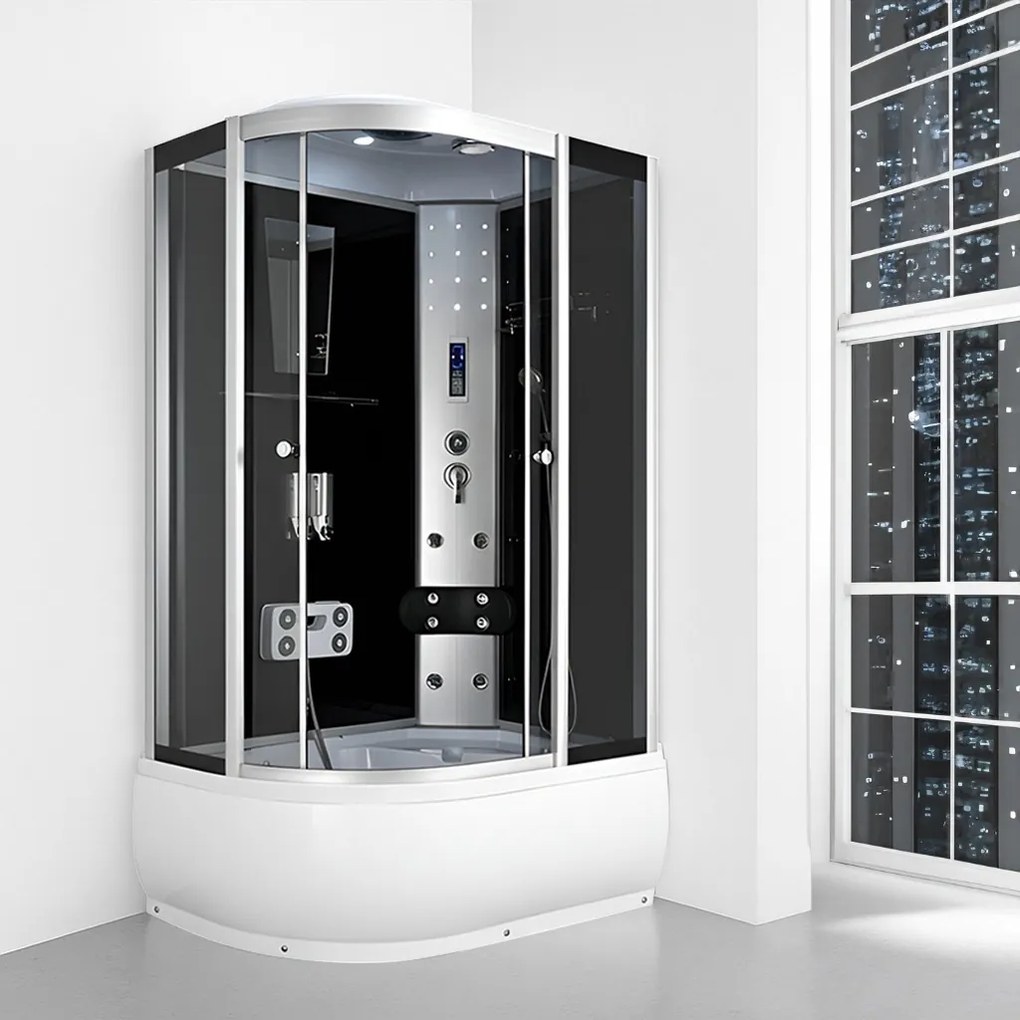 Terra Hydromasážny box WSH7106R, 120x80 pravý bez sauny