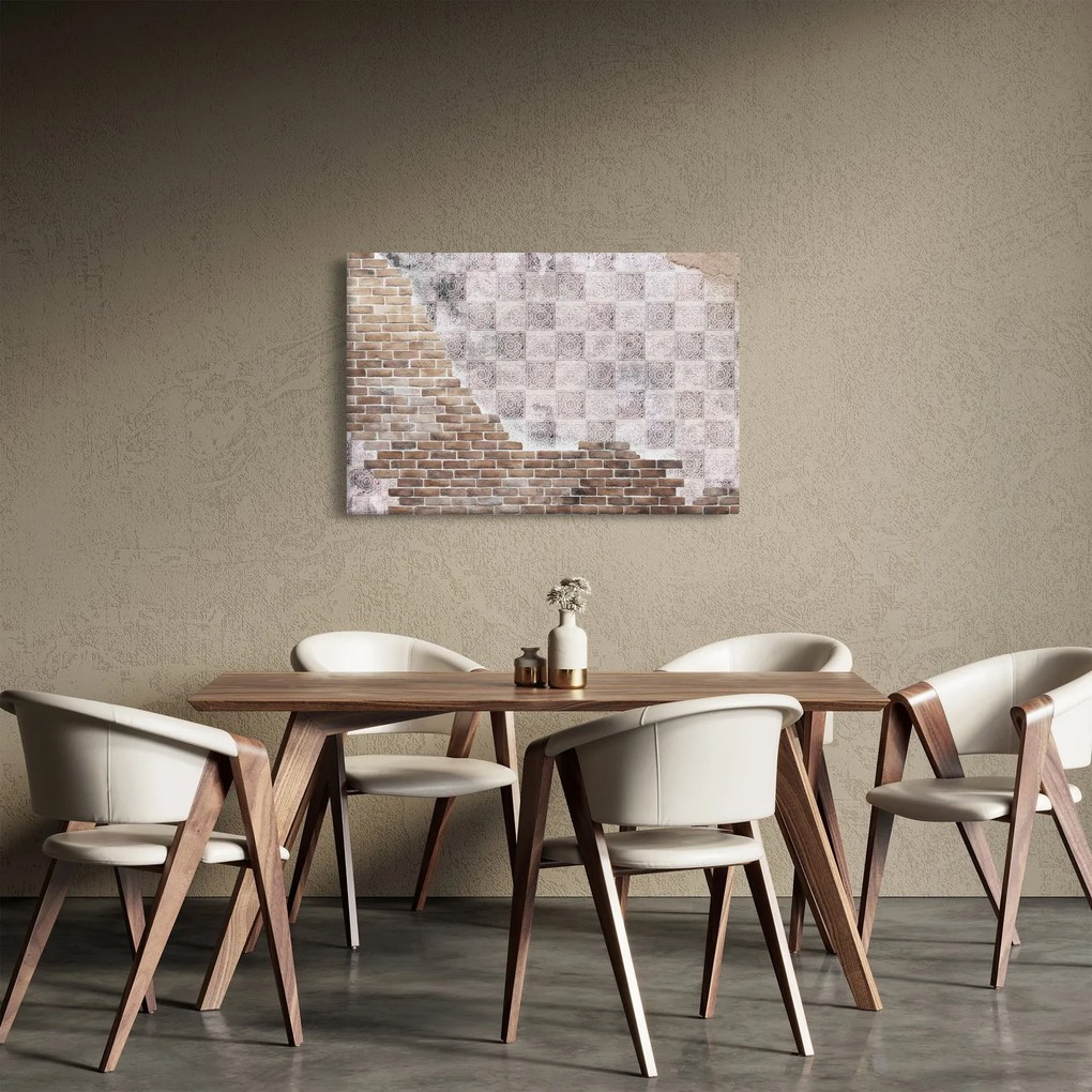 Obraz - Tehlový múr (90x60 cm)