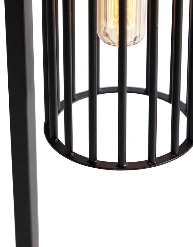 Moderná stolná lampa čierna - Balenco Wazo