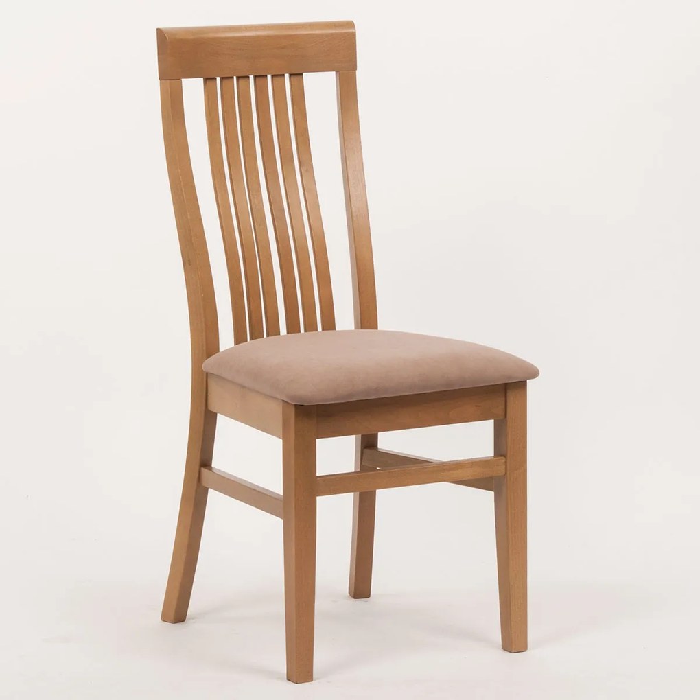 Stima Buková jedálenská stolička Takuna Vyberte odtieň ->: Dub Wotan, Vyberte látku ->: VELVET čierná 63