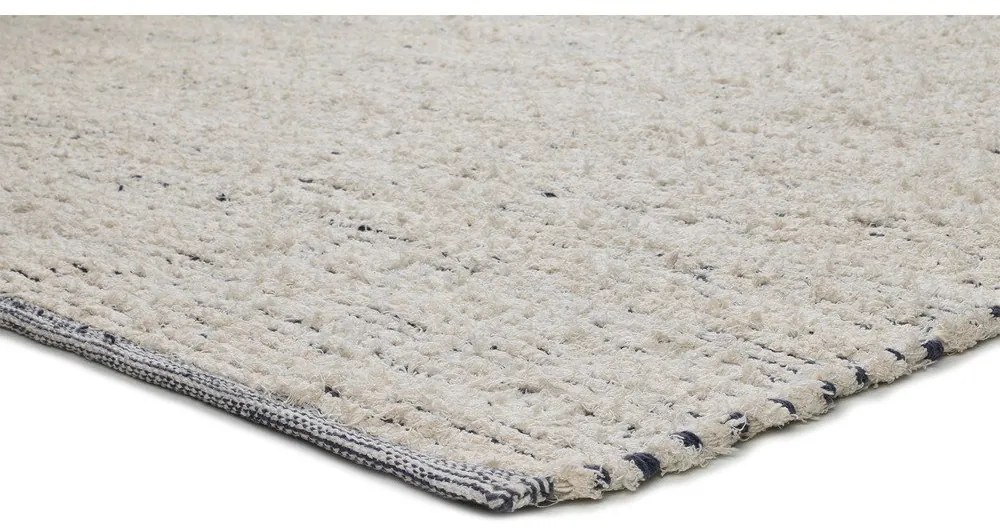 Krémovobiely ručne tkaný bavlnený koberec 160x230 cm Reimagine – Universal