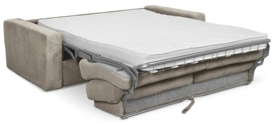 Svetlohnedá menčestrová rozkladacia pohovka 195 cm Nona – Makamii