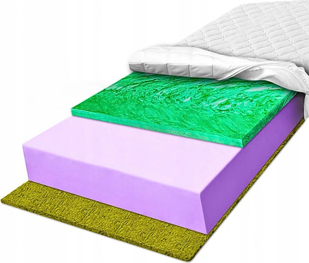 Penový matrac 170x180 vzdušný elastický 25cm tvrdený H3 H4