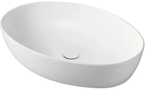 Umývadlo na dosku Jungborn KALEN sanitárna keramika biela 62,5 x 42 x 14 cm AB8464(WHITE)