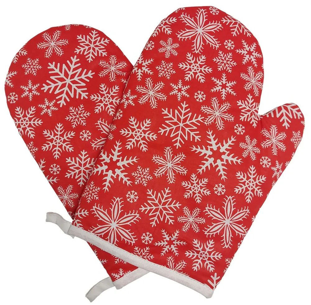 Chňapka CHRISTMAS red