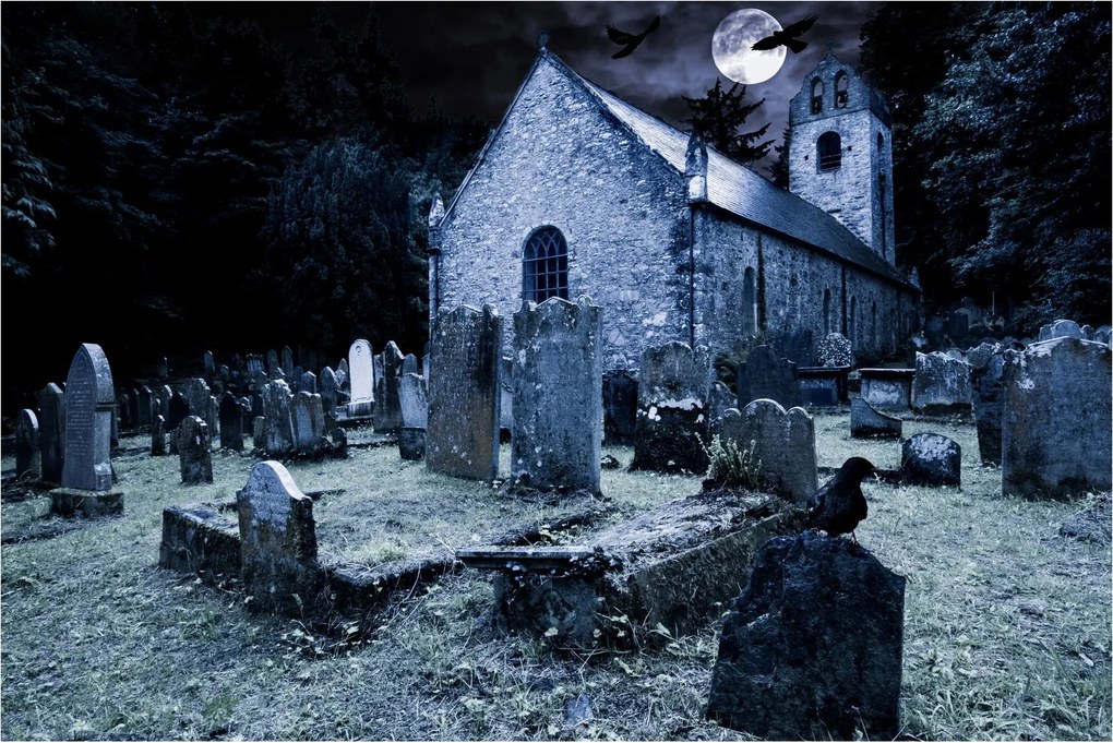 Obraz - Temná noc (90x60 cm)