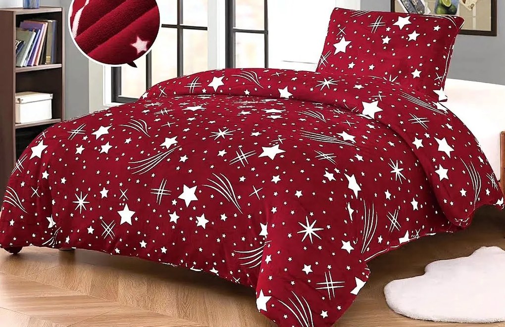 Obliečky Christmas 6 MikroPlyš 70x90 140x200 cm