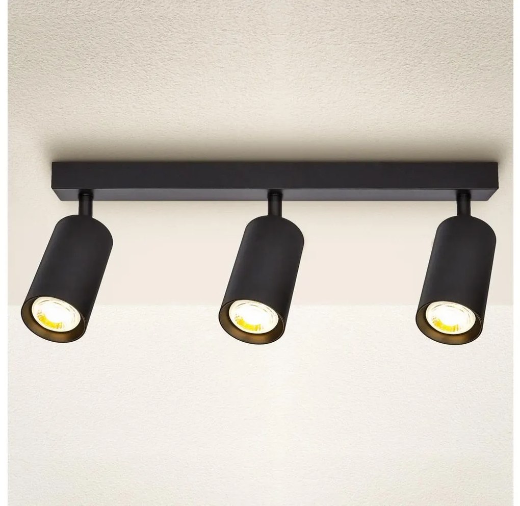 Brilagi - Bodové svietidlo SELE 3xGU10/30W/230V čierna