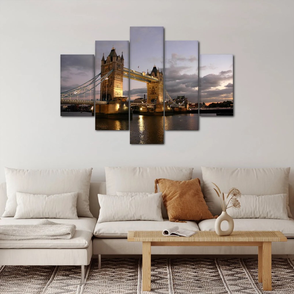Obrázok - Tower Bridge v noci (150x105 cm)