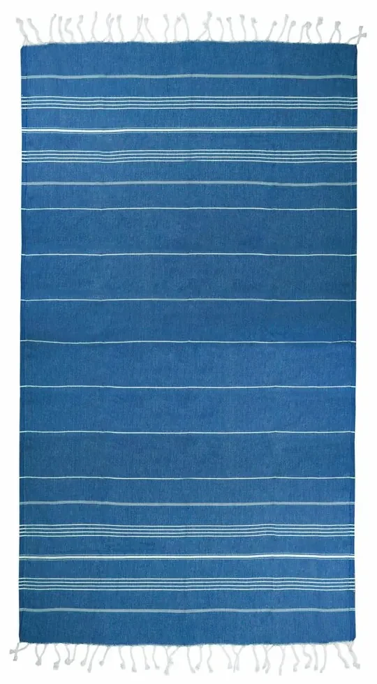The One Towelling Plážová osuška Hamam Sultan - Čierna / biela | 100 x 180 cm