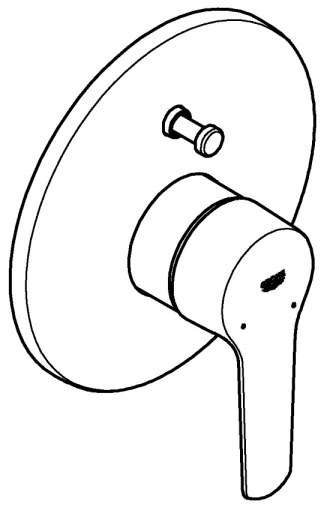 GROHE 23558002 - Vaňová batéria START lesklý chróm